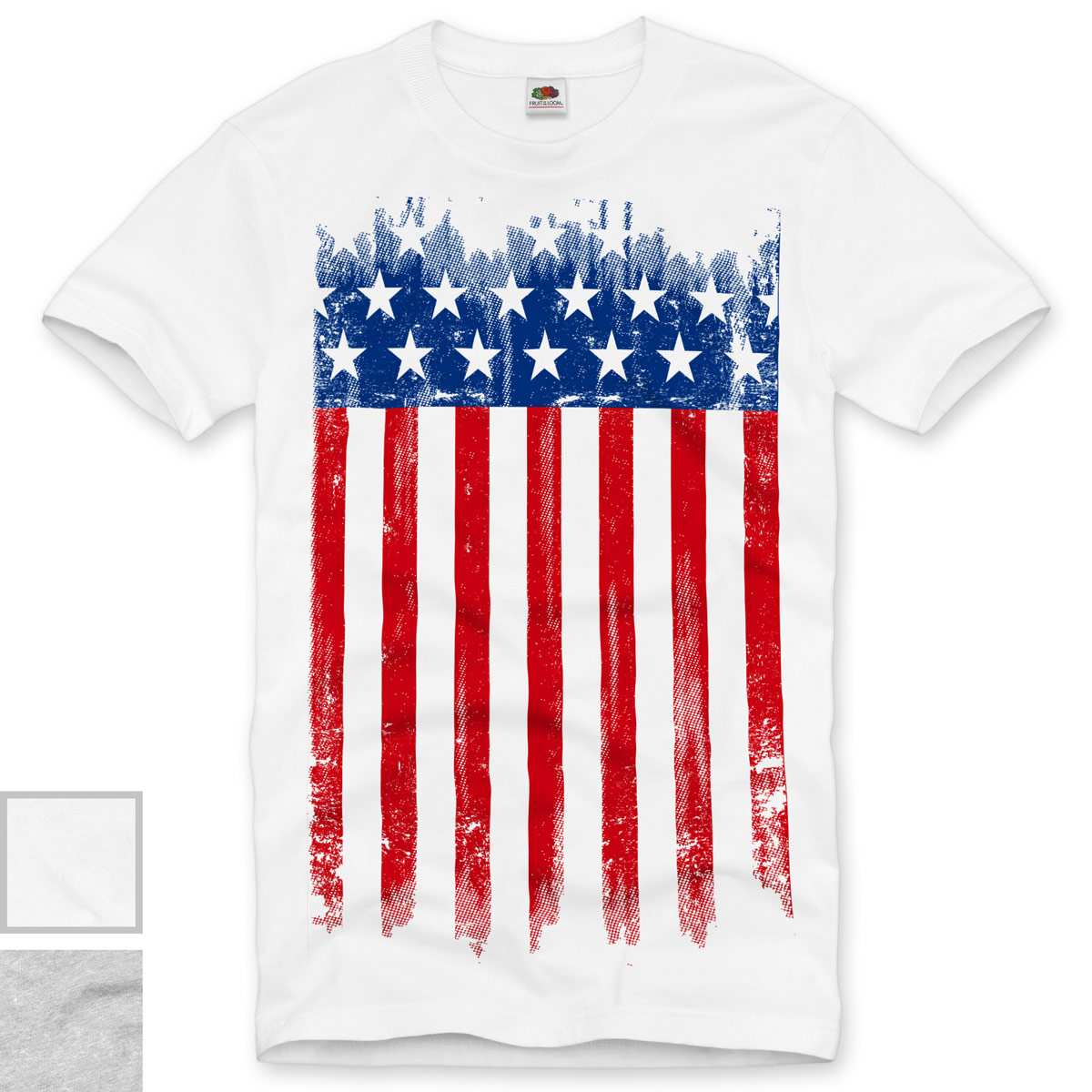 USA T Shirt flagge vereinigte staaten amerika stars stripes S M L XL 